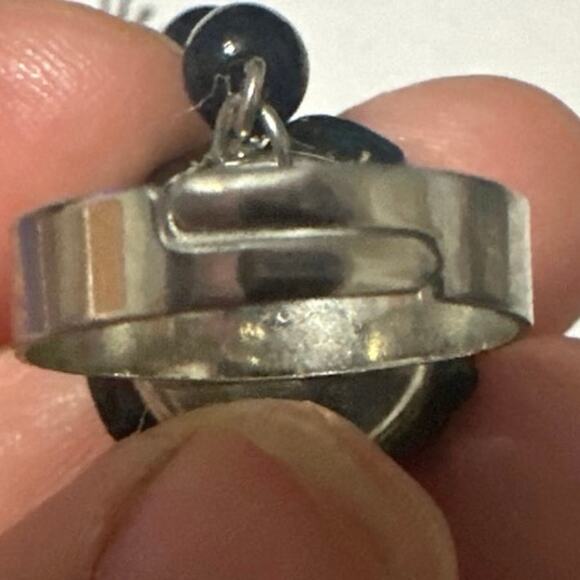 Fingerless Gloves Steampunk Women Bridal Bracelet Ring Set Short Floral Lace NWT - Picture 9 of 9